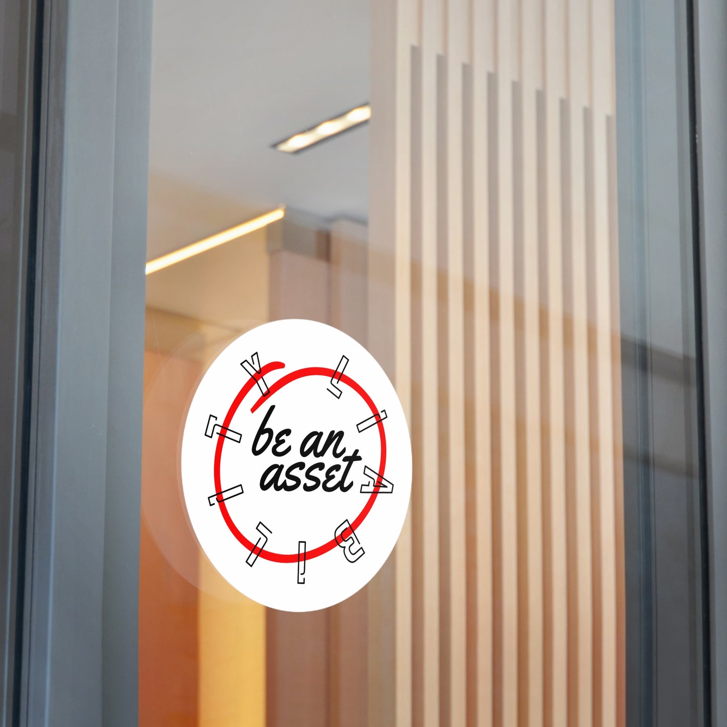 Be An Asset Vinyl Sticker
